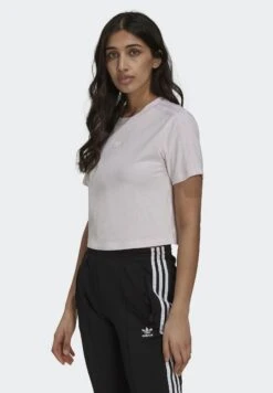 Adidas Originals Tennis Luxe Cropped Originals Crop - T-Shirt Imprimé - Pearl Amethyst