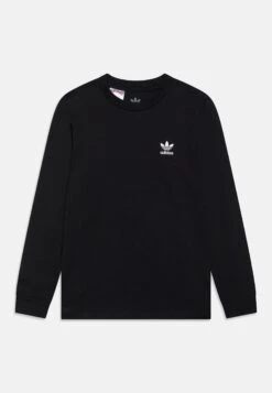 Adidas Originals Tee Junior Unisex - T-Shirt À Manches Longues - Black/White -ASOS bdbea3114f134a3b906397df090d41ec