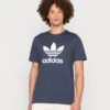 Adidas Originals Trefoil Unisex - T-Shirt Imprimé - Blue