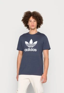 Adidas Originals Trefoil Unisex - T-Shirt Imprimé - Blue