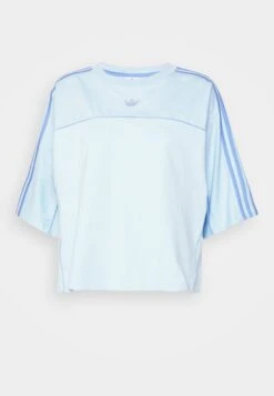 Adidas Originals Archive Cutline Tee - T-Shirt Imprimé - Clear Sky -ASOS be0bf25620234d6ab6c6589289950b5a