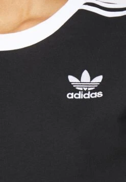 Adidas Originals 3 Stripes - T-Shirt Imprimé - Black -ASOS be6c5b9a3a4e49909986f77c3f55f565