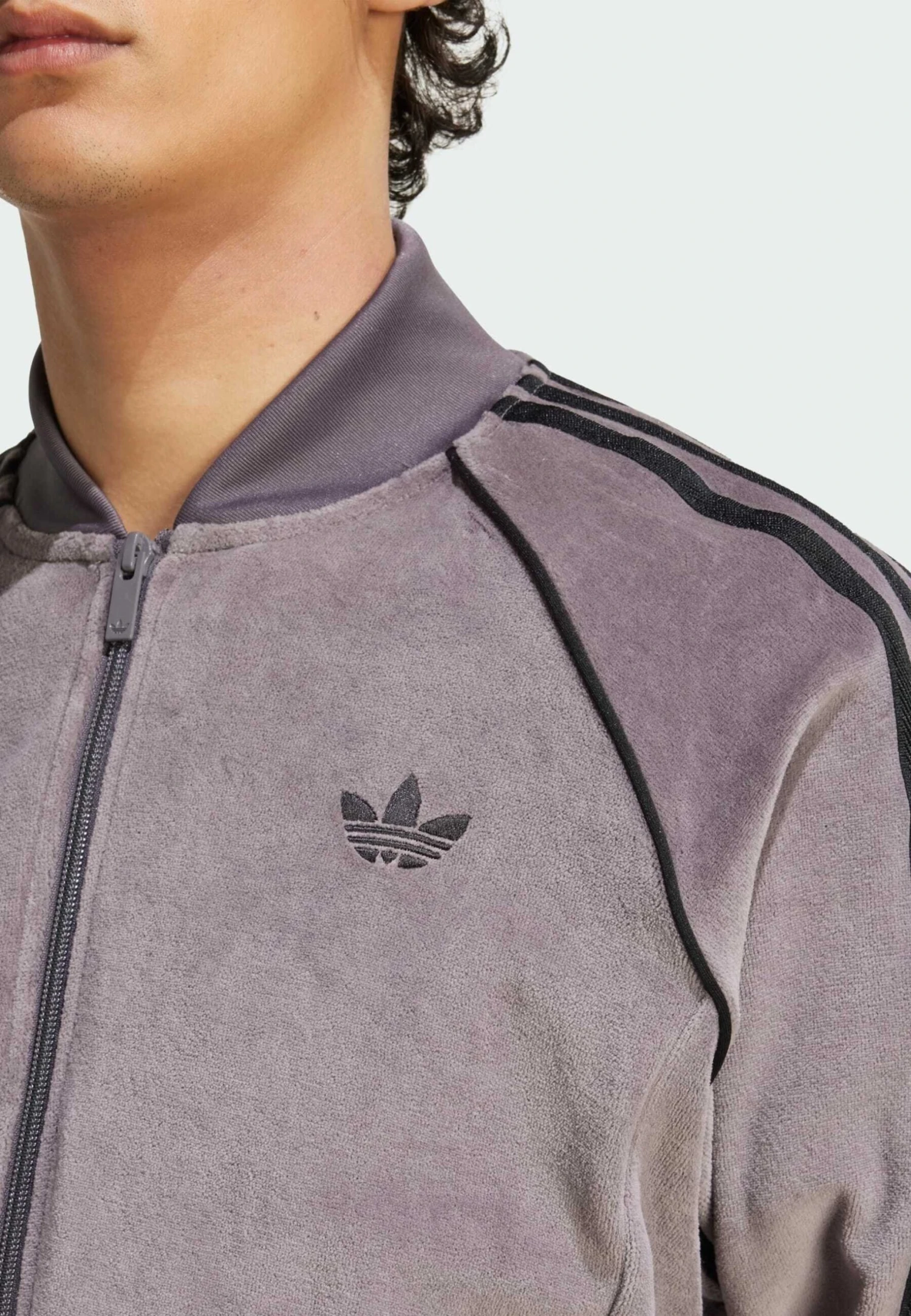 Adidas Originals TRACK - Blouson Bomber - Grey Strata 3 Adidas Originals TRACK - Blouson Bomber - Grey Strata – Image 3
