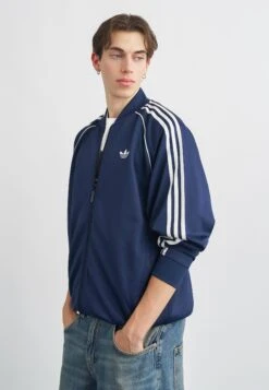 Adidas Originals LOOSE - Blouson Bomber - Night Indigo White