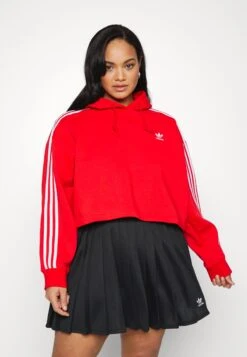 Adidas Originals Sweat À Capuche - Vivid Red -ASOS bf2999f1c02b4ad5b03c6506e3ab8281