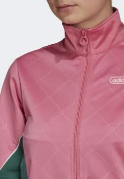 Adidas Originals Track - Veste De Survêtement - Rose Tone/Collegiate Green -ASOS bf4808fda9e84356af7197b581cdba40