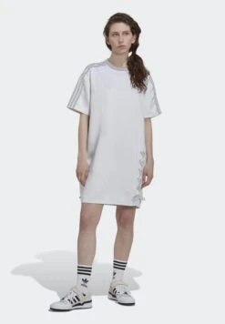 Adidas Originals Tee Dress - Robe De Jour - White