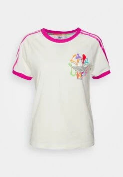Adidas Originals Pride 3S Tee - T-Shirt Imprimé - Off White -ASOS c1952572438643c6afc94ad893a2dba1