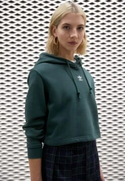 Adidas Originals Hoodie - Sweat À Capuche - Mineral Green