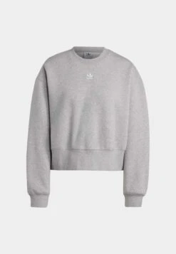 Adidas Originals Adicolor Essentials Crew - Sweatshirt - Medium Grey Heather -ASOS c2de00810d044b339e32aa3c99357e45