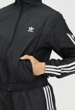 Adidas Originals Sweat Zippé - Black Carbon -ASOS c3b6a72d9d9746588df39c464c9e1a74