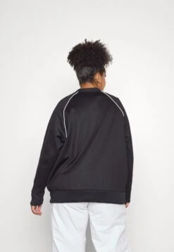 Adidas Originals Tracktop Plus Size - Veste De Survêtement - Black/White -ASOS c4bc83740633431db5fb0fd206a22e8b