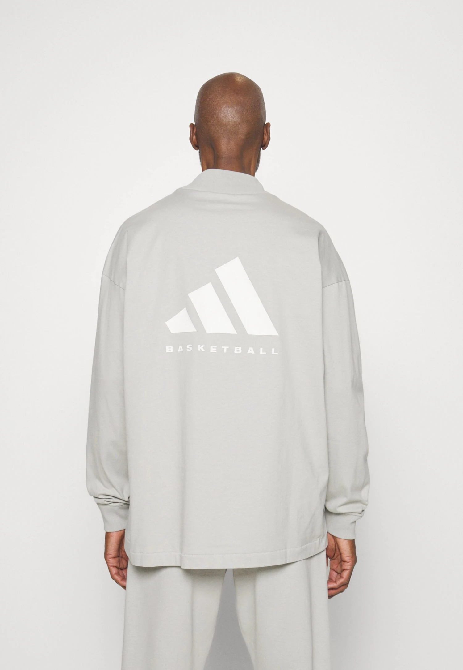 Adidas Originals One Bb L/S Tee - T-Shirt À Manches Longues - Metal Grey 4 Adidas Originals One Bb L/S Tee - T-Shirt À Manches Longues - Metal Grey – Image 4