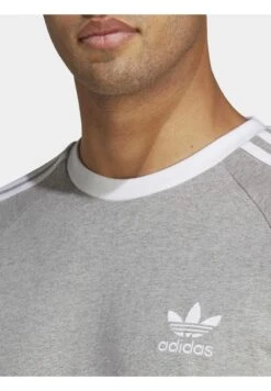 Adidas Originals 3 Stripes Tee Unisex - T-Shirt Imprimé - Medium Grey Heather 8 Adidas Originals 3 Stripes Tee Unisex - T-Shirt Imprimé - Medium Grey Heather -ASOS c7f81dd2665f455e8623b021e52e8191