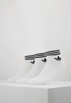 Adidas Originals Unisex 3 Pack - Chaussettes - White/Black