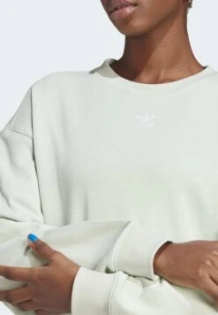 Adidas Originals Essentials+ - Sweatshirt - Linen Green -ASOS c83b8b0cd05940f18b0edd7d6fe9c06c