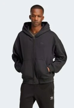 Adidas Originals PREMIUM ESSENTIALS FULL-ZIP - Sweat Zippé - Black