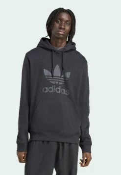 Adidas Originals TREFOIL - Sweat à Capuche - Black Black