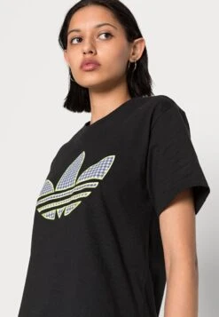 Adidas Originals Trefoil Tee - T-Shirt Imprimé - Black -ASOS cb7df2b89d6748f2b05b39ac6131e604