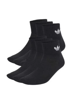 Adidas Originals Mid Ankle 6 Pack - Chaussettes - Black
