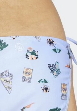 Adidas Originals Set Coney Island Cool Allover Print - Bikini - Blue Dawn/White -ASOS cca9bdd4333c4103946c8a8c8778a643