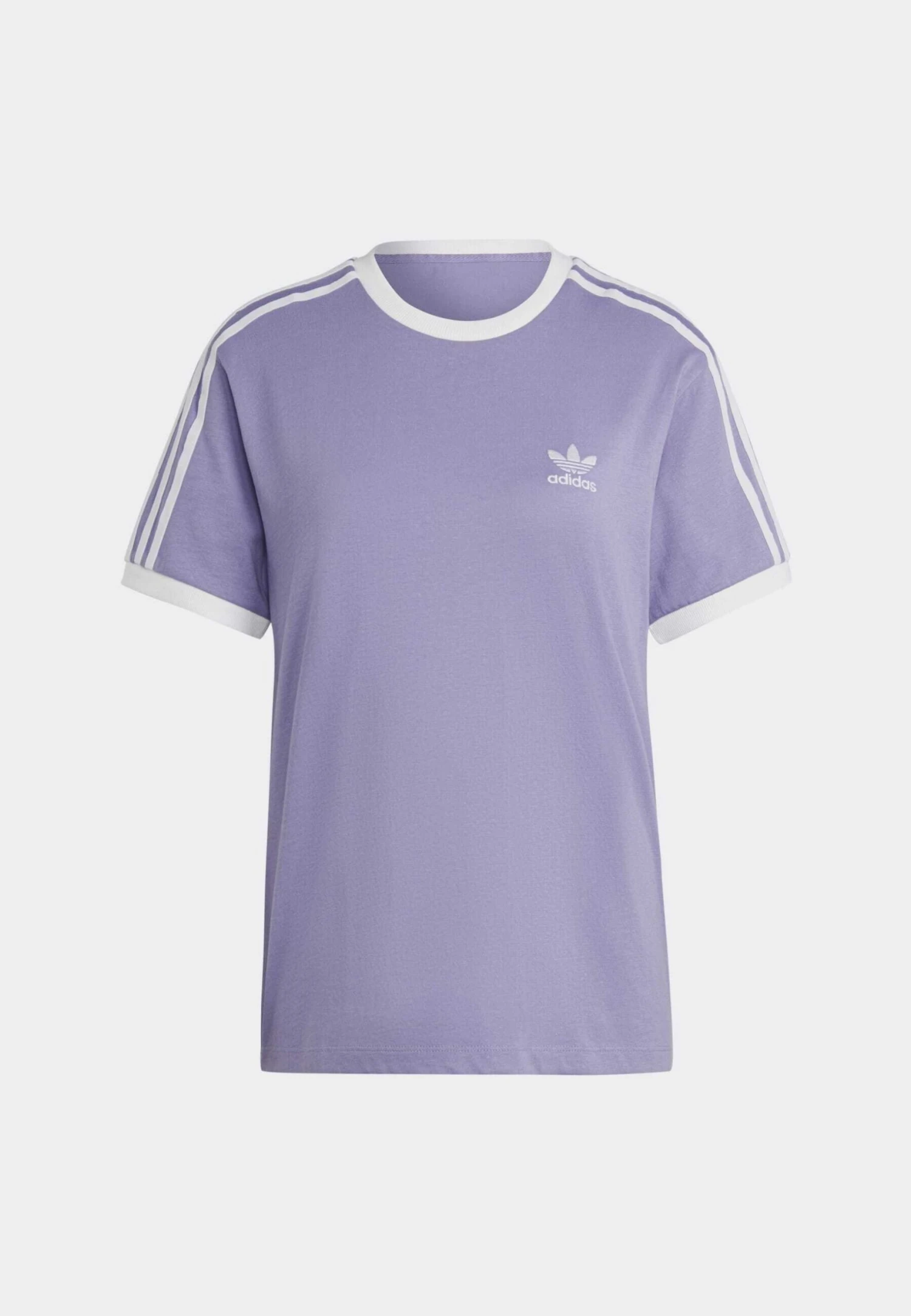 Adidas Originals Classics 3 Stripes - T-Shirt Imprimé - Magic Lilac 6 Adidas Originals Classics 3 Stripes - T-Shirt Imprimé - Magic Lilac – Image 6