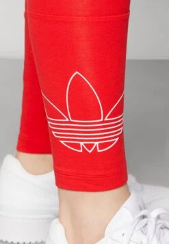 Adidas Originals Legging - Vivid Red -ASOS ce699d44a54c4678963f824874ea5d7f
