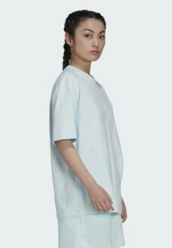 Adidas Originals T-Shirt Imprimé - Blue -ASOS ce89ab512f8d4b03b62a1b4d3a4d33ac