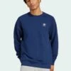 Adidas Originals TREFOIL ESSENTIALS CREW - Sweatshirt - Night Indigo