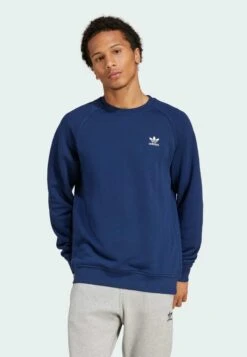 Adidas Originals TREFOIL ESSENTIALS CREW - Sweatshirt - Night Indigo