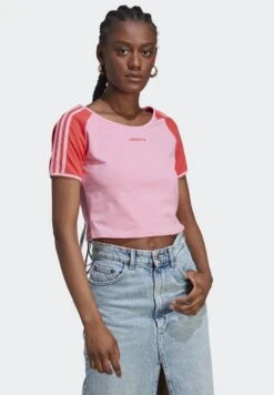 Adidas Originals Short - T-Shirt Imprimé - Semi Pink Glow/Real Coral