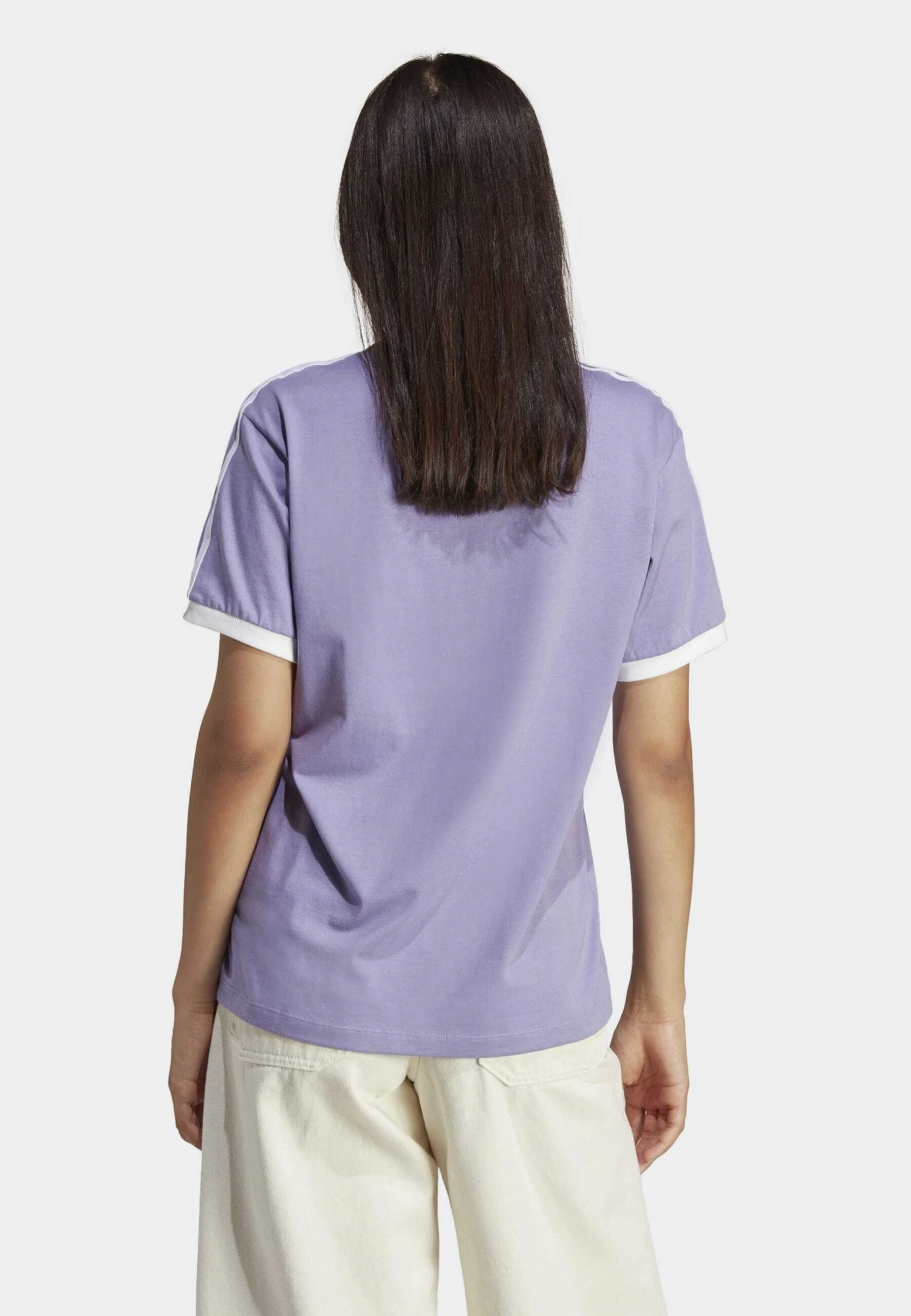 Adidas Originals Classics 3 Stripes - T-Shirt Imprimé - Magic Lilac 2 Adidas Originals Classics 3 Stripes - T-Shirt Imprimé - Magic Lilac – Image 2