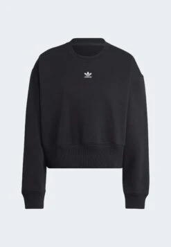 Adidas Originals Adicolor Essentials Crew - Sweatshirt - Black -ASOS d05549a81c954feea81d8b0d3d7bc073
