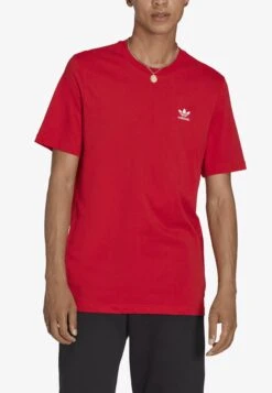 Adidas Originals Essential - T-Shirt Basique - Better Scarlet -ASOS d0d20c4edcd6492da3842d816e39cc28