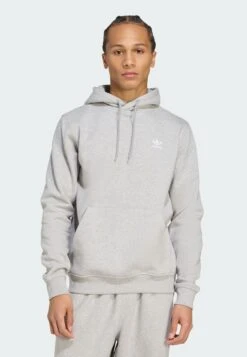 Adidas Originals Sweat à Capuche - Medium Grey Heather/white