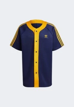 Adidas Originals Cl Ss Bb - Chemise - Dark Blue Crew Yellow -ASOS d11e525a9b894ec082fd9f317dd7b6a8