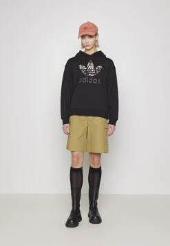 Adidas Originals Hoodie Logo - Sweatshirt - Black -ASOS d1340c92f4b74ba38172e8e0f0ffc0b8