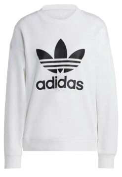 Adidas Originals Trefoil Crew - Sweatshirt - White -ASOS d165d5a0a08646c3b103451be921f2d3