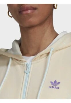 Adidas Originals Allover Printed Full Zip - Sweat À Capuche - Blue -ASOS d17282cb365e4a23b1f95be30e752067