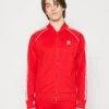 Adidas Originals Unisex - Sweat Zippé - Better Scarlet/White