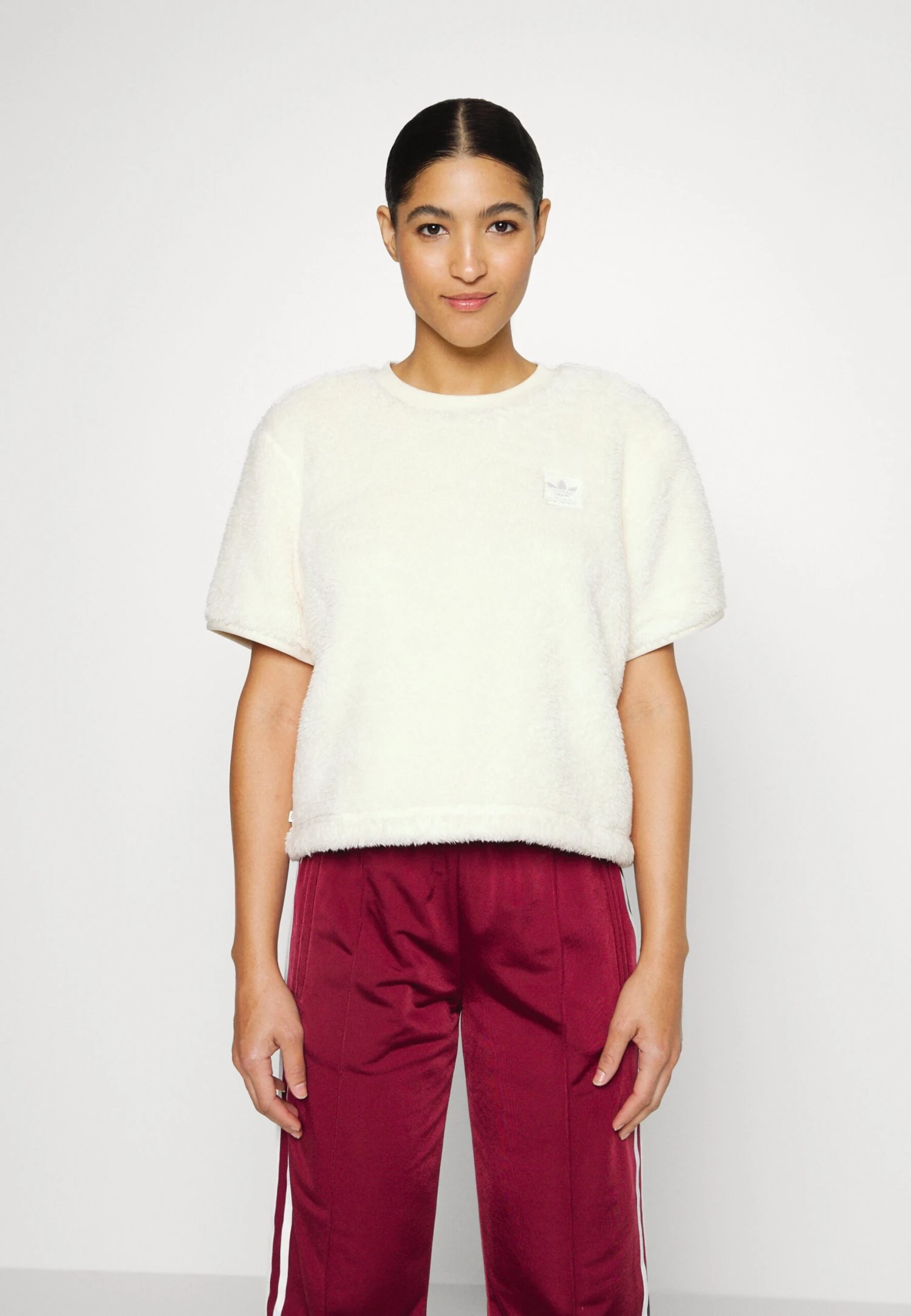 Adidas Originals Essentials Fluffy - T-Shirt Imprimé - White 3 Adidas Originals Essentials Fluffy - T-Shirt Imprimé - White – Image 3