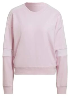 Adidas Originals Sweatshirt - Clear Pink -ASOS d4265e537ff043d5a318a756d0a05d5c