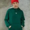 Adidas Originals Sweat À Capuche - Dark Green