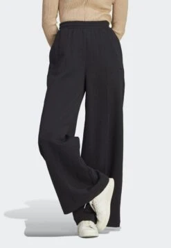 Adidas Originals Premium Essentials Wide-Leg Pintuck - Pantalon De Survêtement - Black