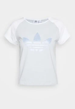 Adidas Originals Infill Marble Trefoil Tee - T-Shirt Imprimé - Halo Blue -ASOS d736cdaf061f44cca74c26aef0cbb636