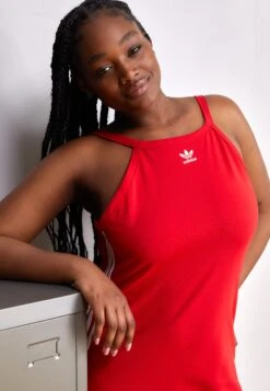 Adidas Originals Dress - Robe Fourreau - Better Scarlet