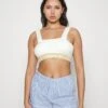 Adidas Originals Bralette - Brassière - Chalk White