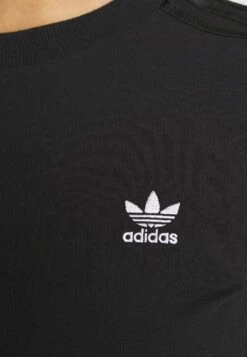 Adidas Originals Crop Tee - T-Shirt À Manches Longues - Black -ASOS dae31be973b24fe29a7f3780c390706b