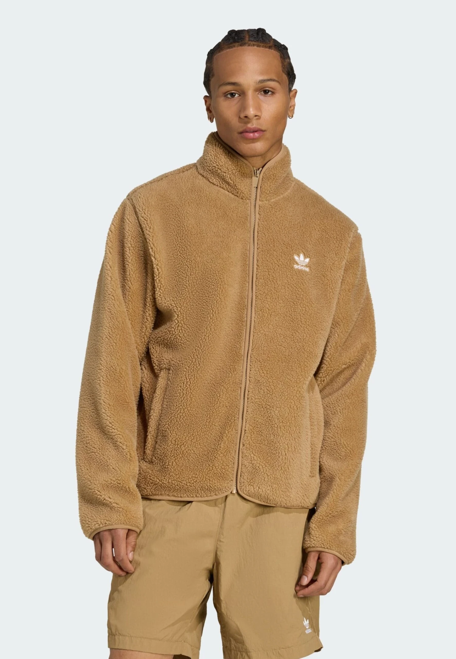 Adidas Originals ESSENTIALS - Veste Polaire - Cardboard 1 Adidas Originals ESSENTIALS - Veste Polaire - Cardboard