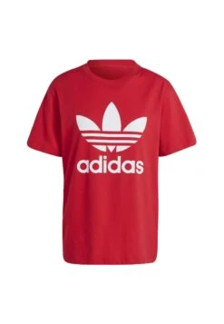 Adidas Originals Classics Trefoil - T-Shirt Imprimé - Better Scarlet -ASOS dbbc200bd13948c480ca40c0695fa8e5